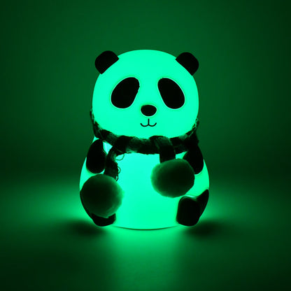 Panda 7-Color LED Silicone Touch Lamp (1 Pc) Your Brand