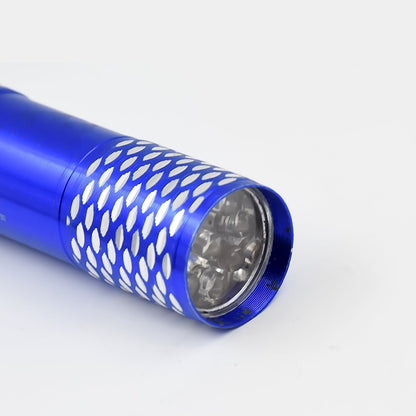 Portable Mini Torch – 9 LED Pocket Flashlight, 3 Battery Operated (Battery Not Included, Mix Color) Your Brand