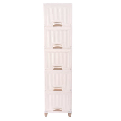 Multi-Purpose 5-Layer Plastic Storage Drawer Cabinet for Home and Office Your Brand