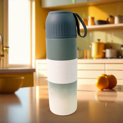 Stainless Steel Water Bottles 500 ML Approx (Mix Design & Color / 1 Pc) Your Brand