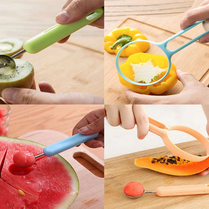2-in-1 Fruit Peeler & Baller for Avocado & Watermelon (1 Pc, Kitchen) Your Brand