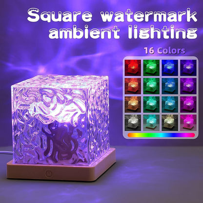 Ocean Wave Projector Lamp, 3D Water Wave LED Night Light, Water Ripple Night Lamp With Remote Your Brand