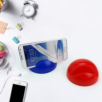 2in1 ABS Plastic Phone Holder Phone Stand With Coin Bank (1 Pc) Your Brand