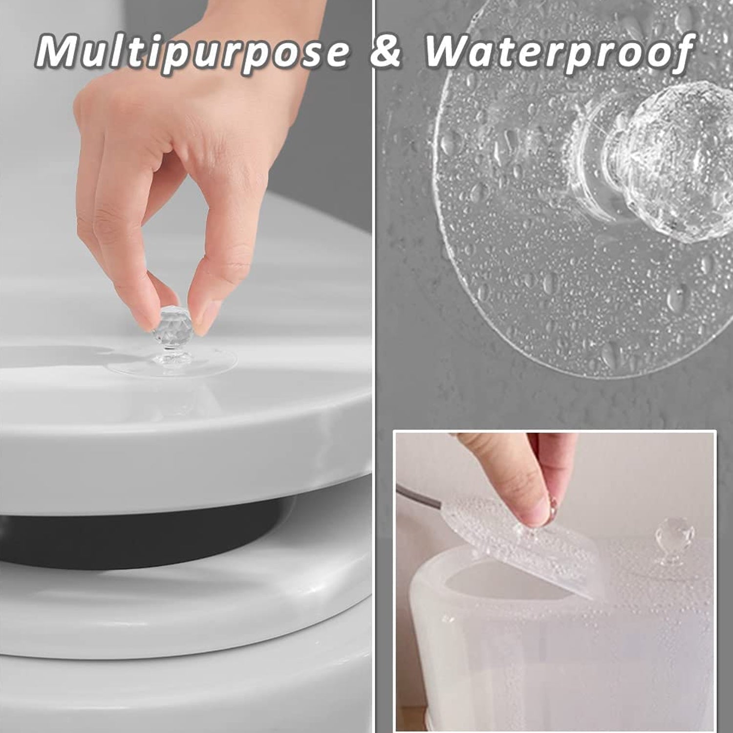 Clear Diamond Crystal Cabinet Knob & Pull Handle (1 Pc) Your Brand