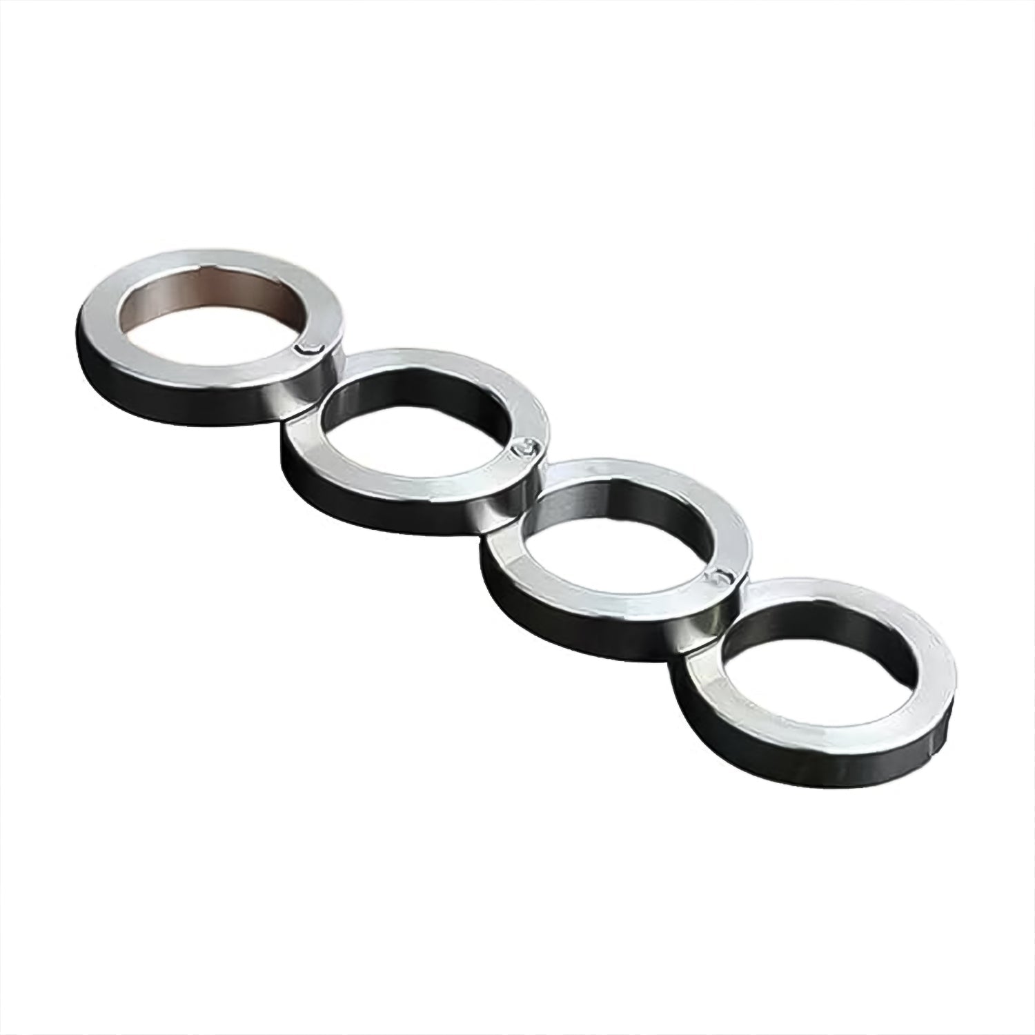 Portable 4 Finger Ring Unique Rotating Folding Ring (1 Set) Your Brand