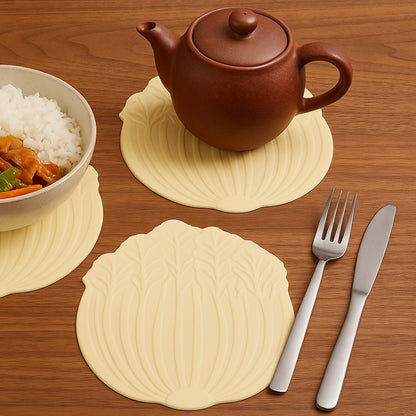 Silicone Leaf Design Coaster Set (2 Pc) Your Brand