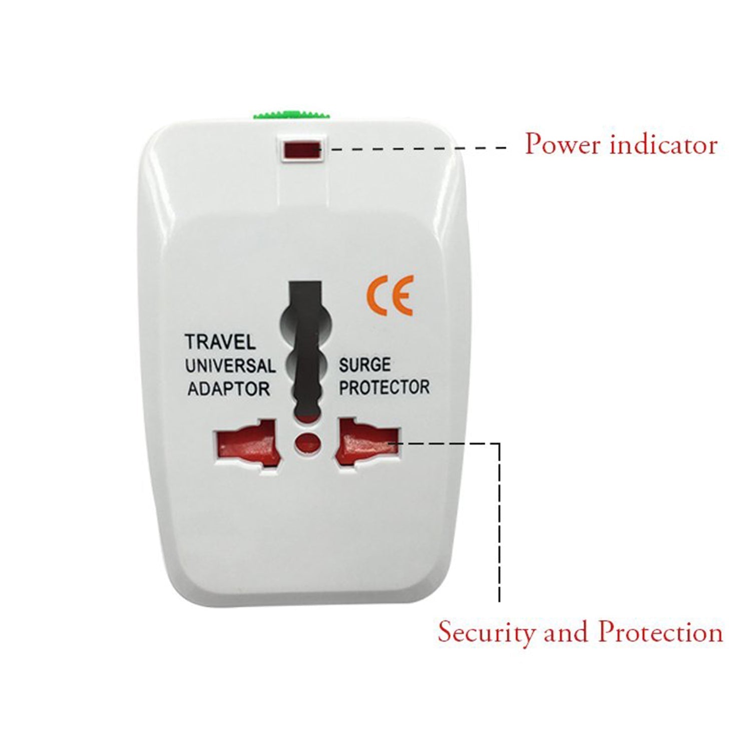 All-in-One Universal Worldwide Travelling AC Adaptor Plug (AU / UK / US / EU) International Power Charger Electric USB Power Plug Socket Adapter Converter (1 Pc) Your Brand
