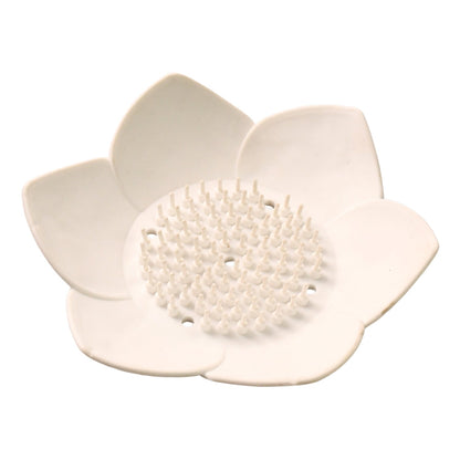 Elegant Lotus-Shaped Self-Draining Soap Dish Holder (1 Pc) Your Brand