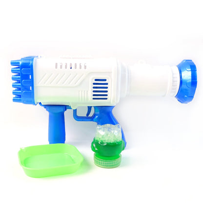 32 Holes Big Rechargeable Powerful Machine Bubble Gun Toys (1 Set) Your Brand