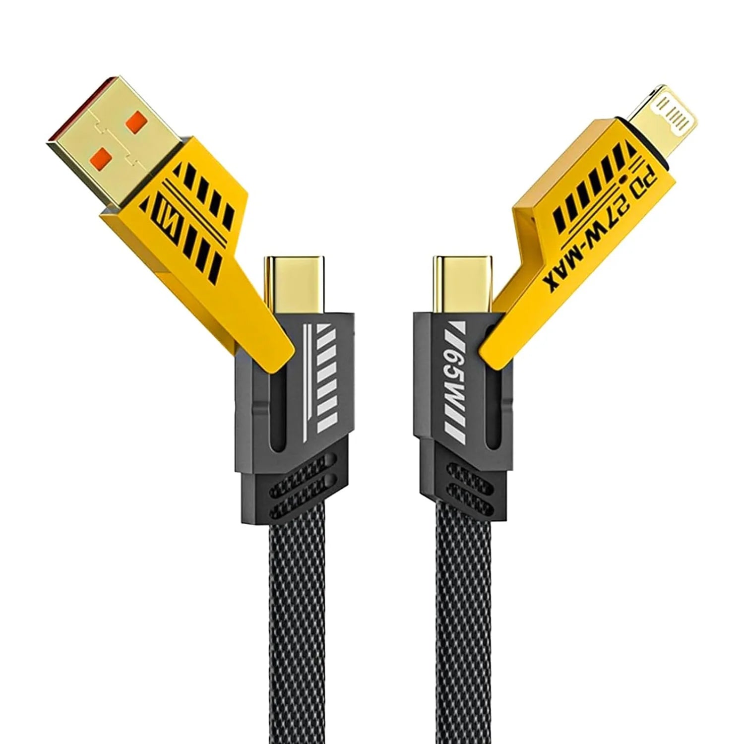 4 in 1 Fast Charging Cable With Multiport USB-C to Type C Your Brand