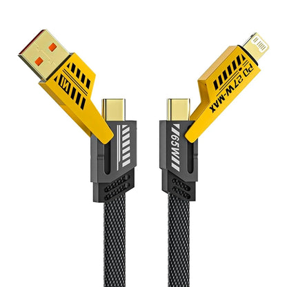 4 in 1 Fast Charging Cable With Multiport USB-C to Type C Your Brand
