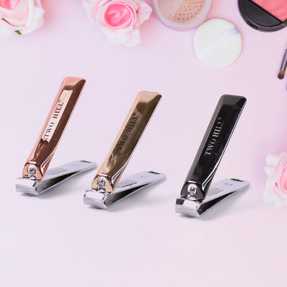 Stainless Steel Cute Nail Clipper with Nail Catcher, Nail File (12 Pcs Set / Mix Design) Your Brand