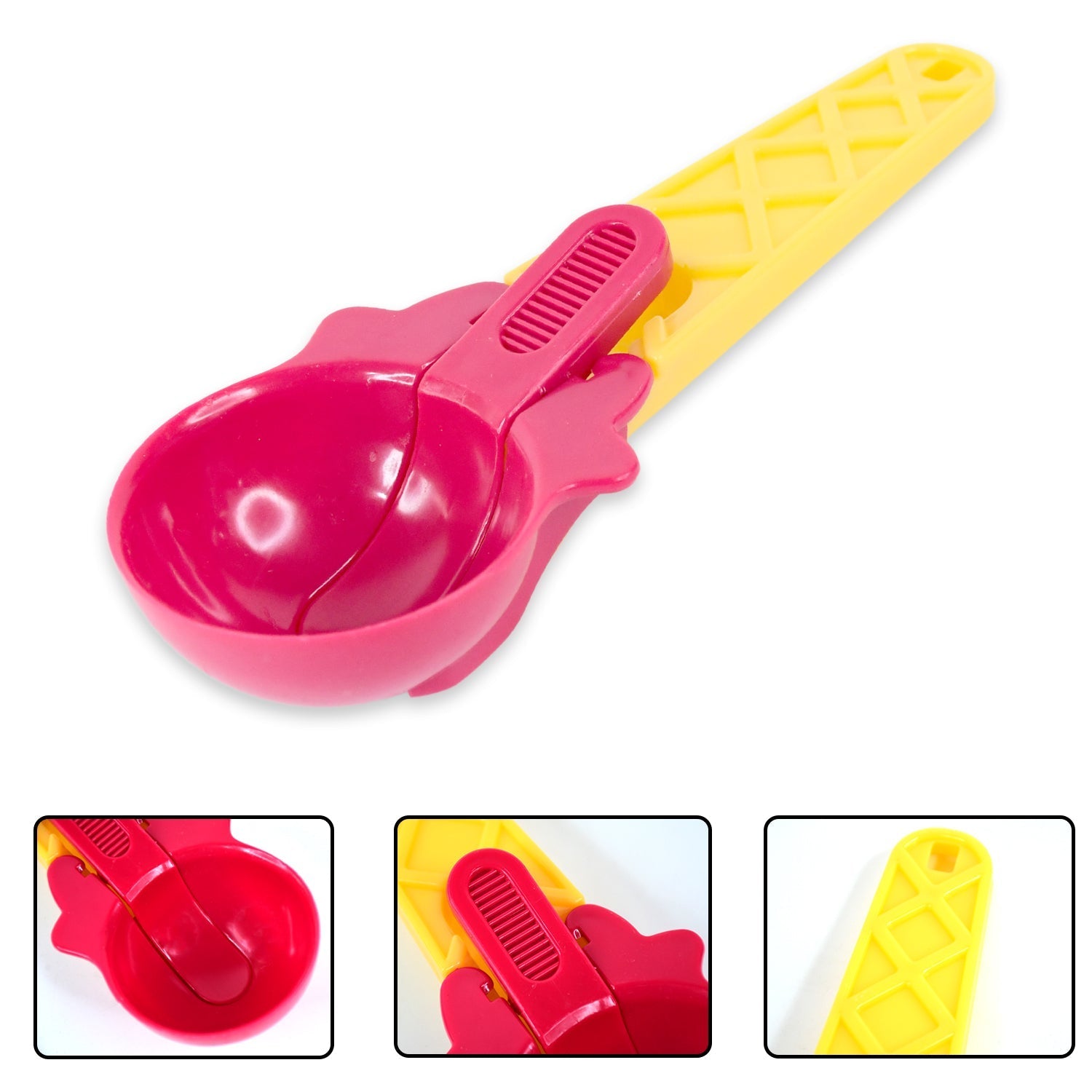1-Piece Plastic Ice Cream & Watermelon Scooper with Trigger Dipper Your Brand