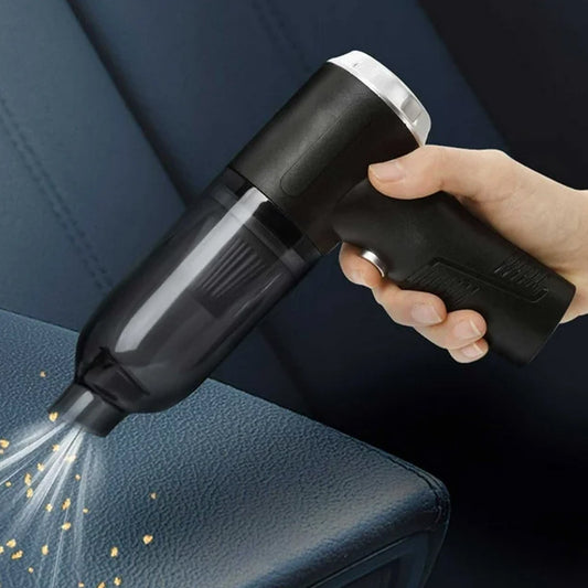 3 in 1 Mini Car Vacuum – Wireless, Rechargeable, Blower & Dust Cleaner for Car, Home & Keyboard Your Brand