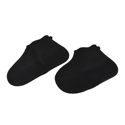 Non-Slip Silicone Rain Reusable Anti skid Waterproof Fordable Boot Shoe Cover (Small Size / 1 Pair / Mix Color) Your Brand