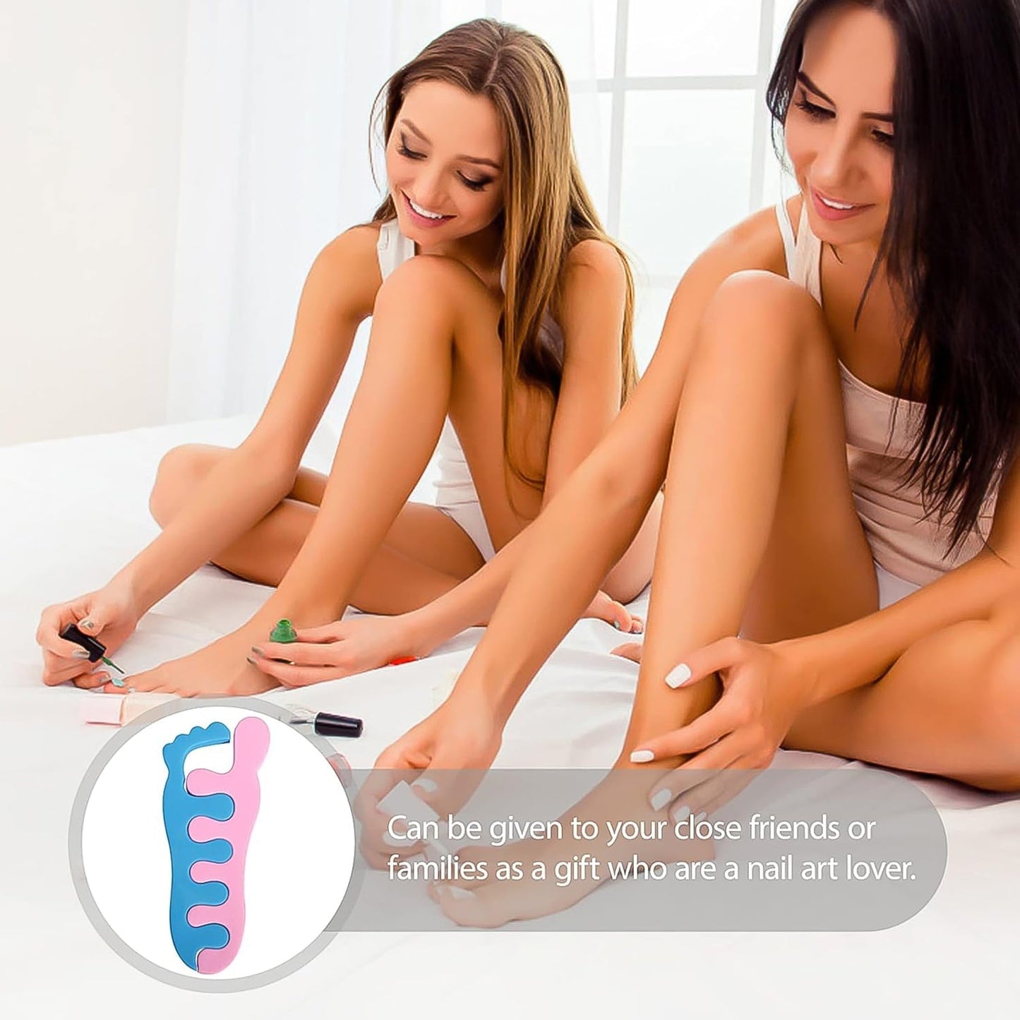 Toe Separators, Toe Spacers Sponge Toe Stretcher Pedicures (1 Pair) Your Brand
