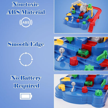 Adventure Toys, City Rescue Preschool Toy, Race Tracks for Boys, Parent-Child Interactive Kids Race Car Track Play sets (Adventure Toy) Your Brand
