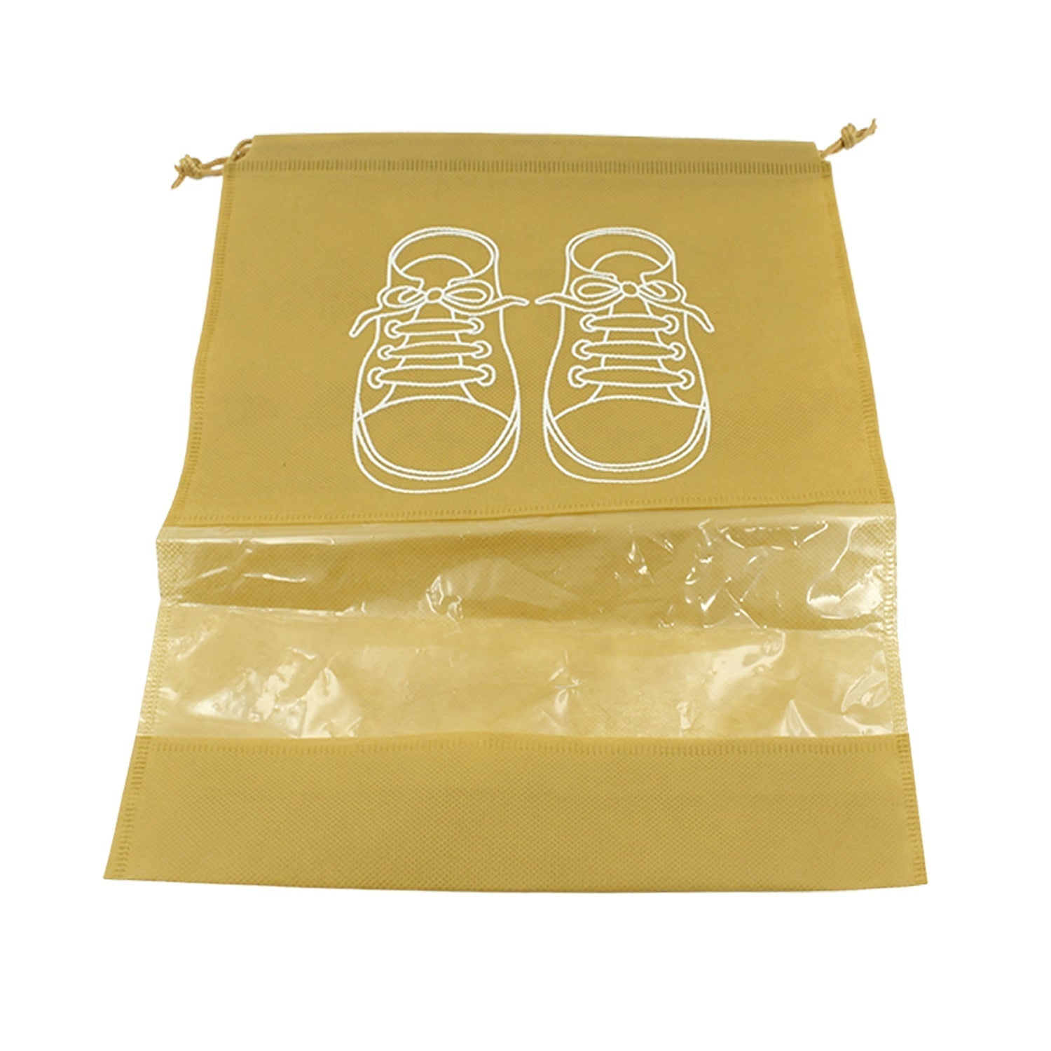 Beach Bag Shoes Storage Bag Closet Organizer Non-woven Travel Portable Bag Waterproof Pocket Clothing Classified Hanging Bag shoe bag luggage travel Portable Shoe Pouch Non Woven Transparent Window (1 Pc ) Your Brand