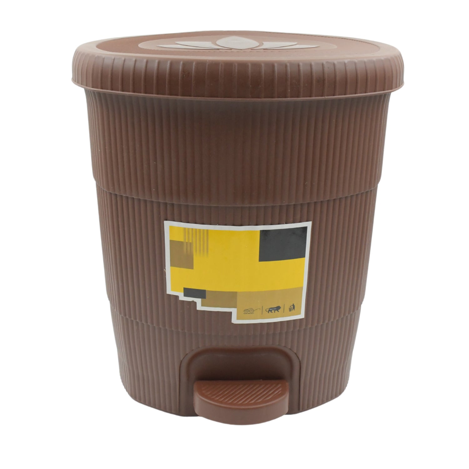 Homeware Dustbin Clean Mini Small Size Plastic Pedal Dustbin Used For Kitchen, Office, Car (1 PC) Your Brand