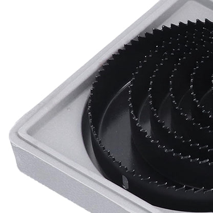 Drill Hole Cutter, Carbon Steel High Accuracy Incisive Hole Saw for Cutting PCV for Cutting Plastic for Cutting Wood Hole Saw Kit (18 Pcs Set) Your Brand