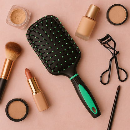 2-in-1 Hair Comb Brush with Mirror Your Brand
