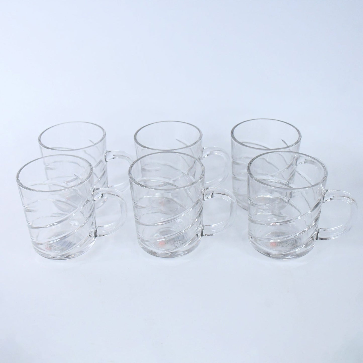 Glass Coffe & Tea Cup / Mug Enjoy Your Drink in Style, Water glass (6 pcs Set / 220 ML) Your Brand