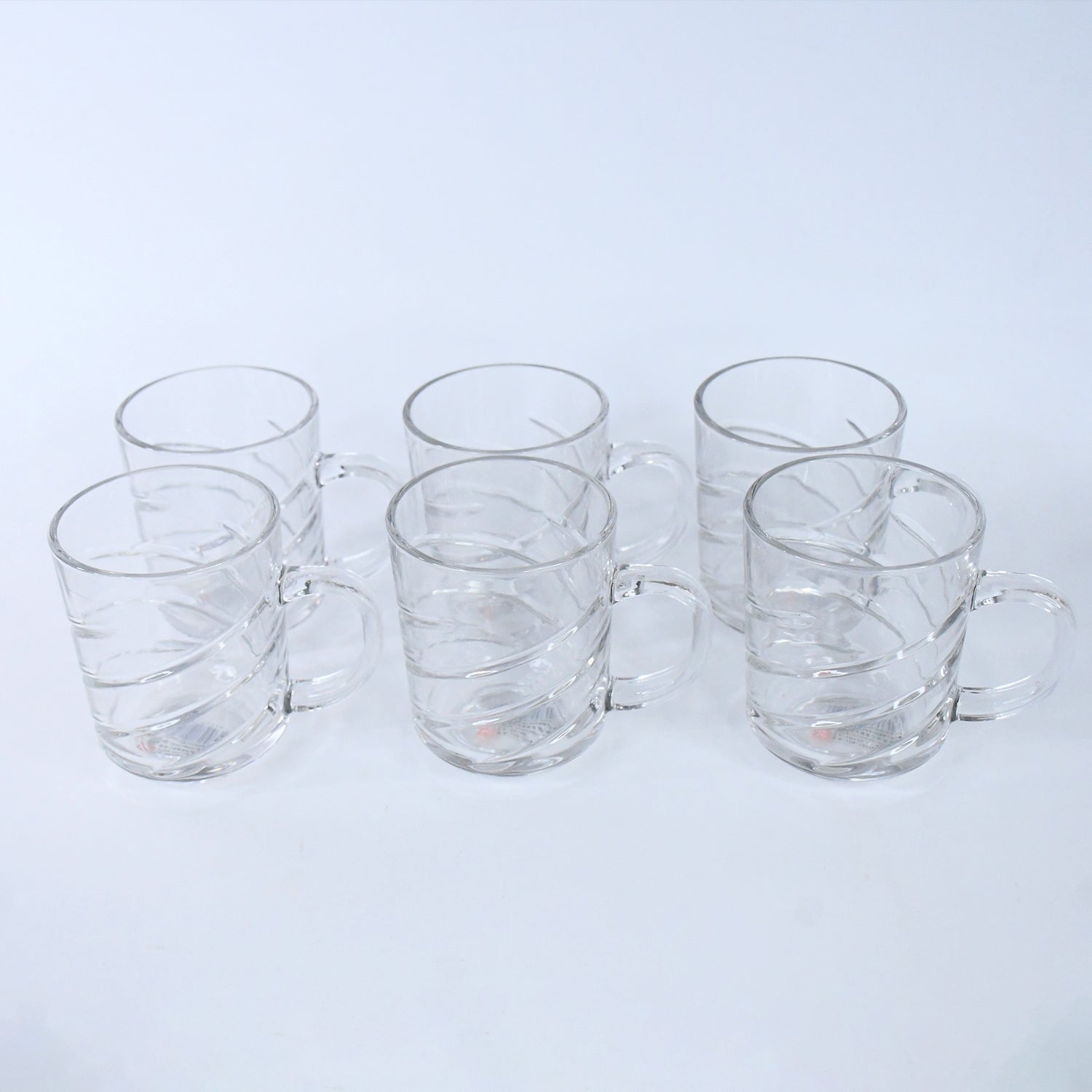 Glass Coffe & Tea Cup / Mug Enjoy Your Drink in Style, Water glass (6 pcs Set / 220 ML) Your Brand