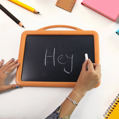 2-in-1 Double-Sided Write and Wipe Educational Drawing Board for Kids (1 Set) Your Brand