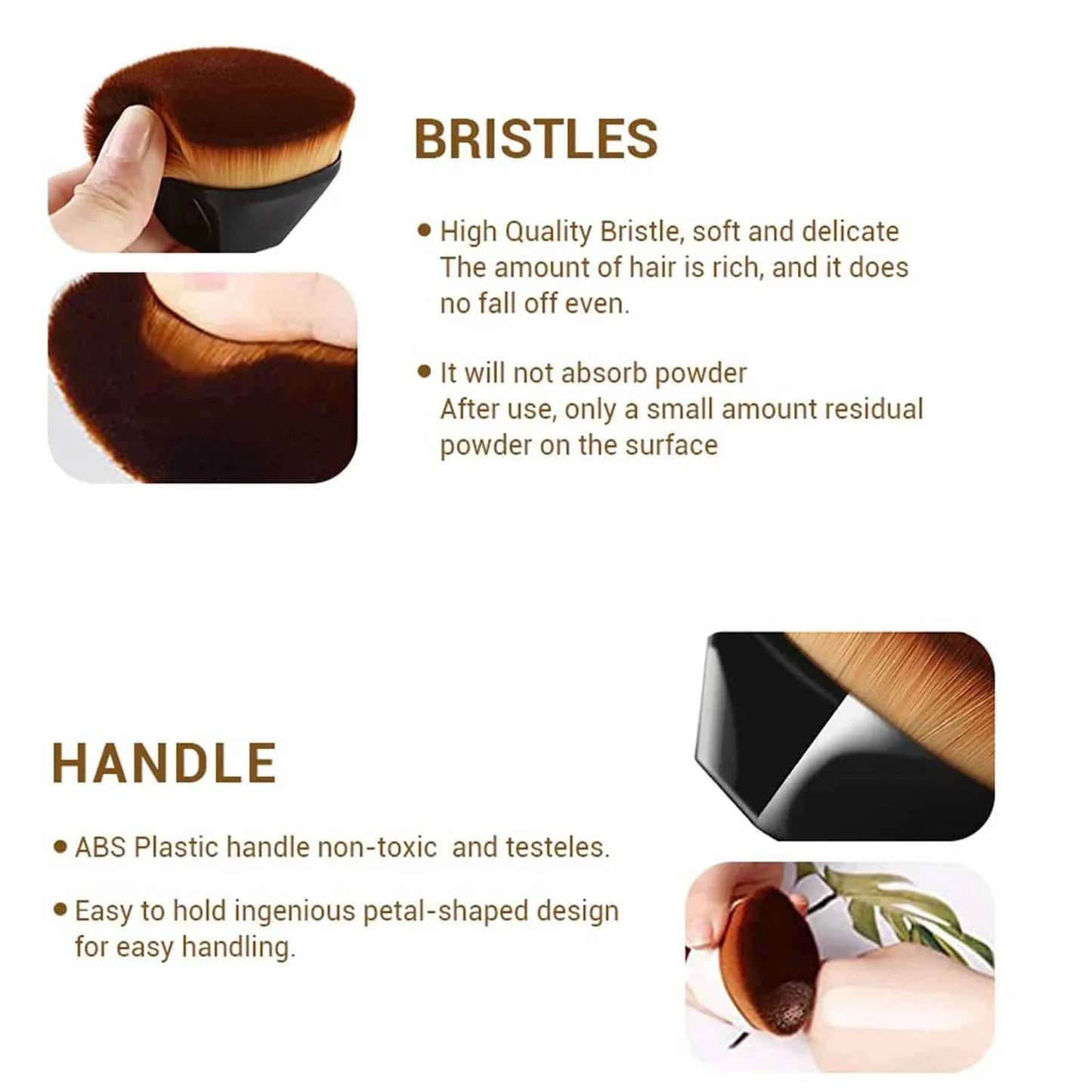 Foundation Makeup Brush, Perfect Makeup Brush Portable Case (1 Pc)