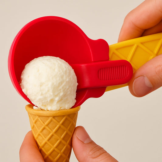 1-Piece Plastic Ice Cream & Watermelon Scooper with Trigger Dipper Your Brand