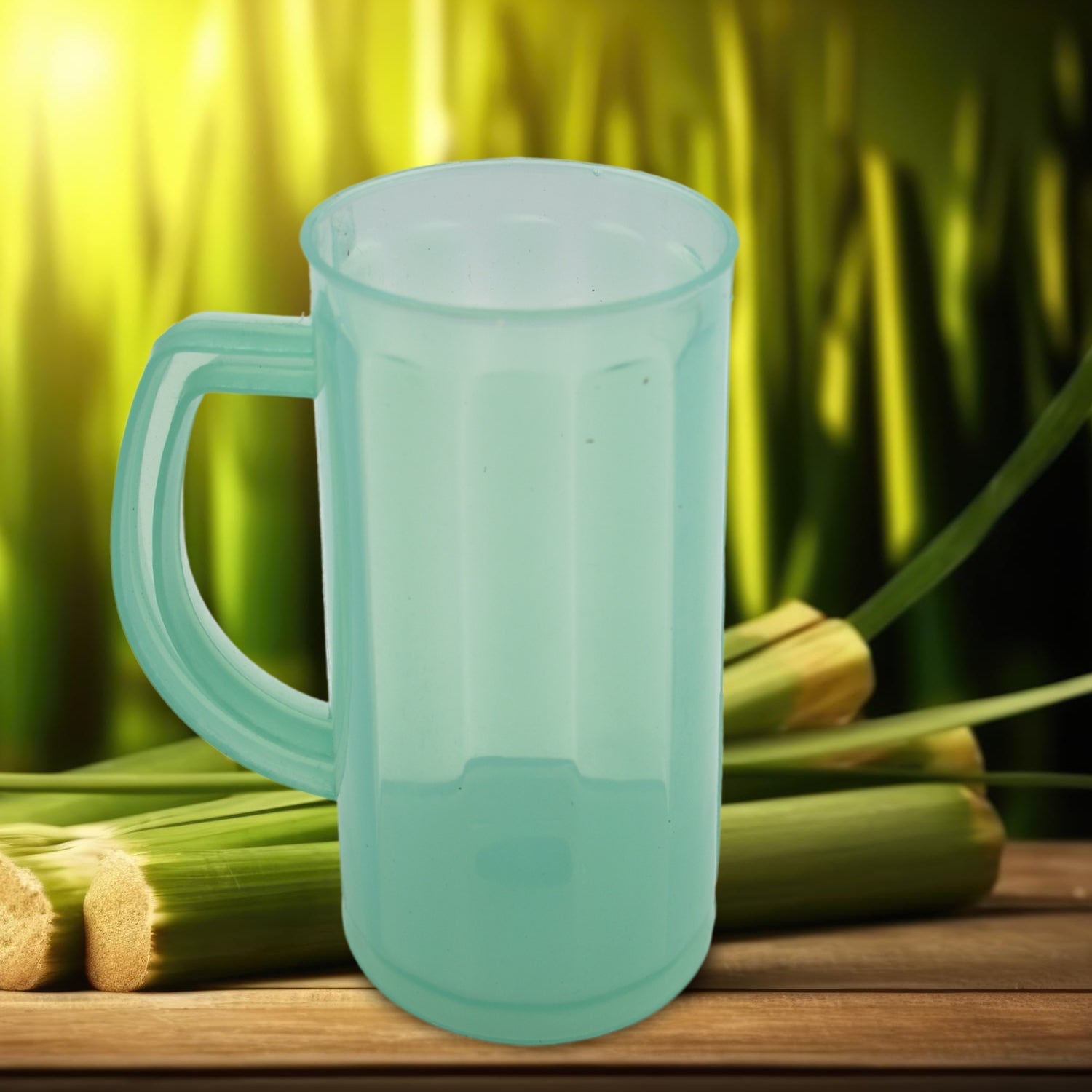 Plastic Coffee Mug With Handle Used for Drinking and Taking Coffees and Some Other Beverages in All Kinds of Places for Kitchen, Office, Home Safe(1 pc) Your Brand