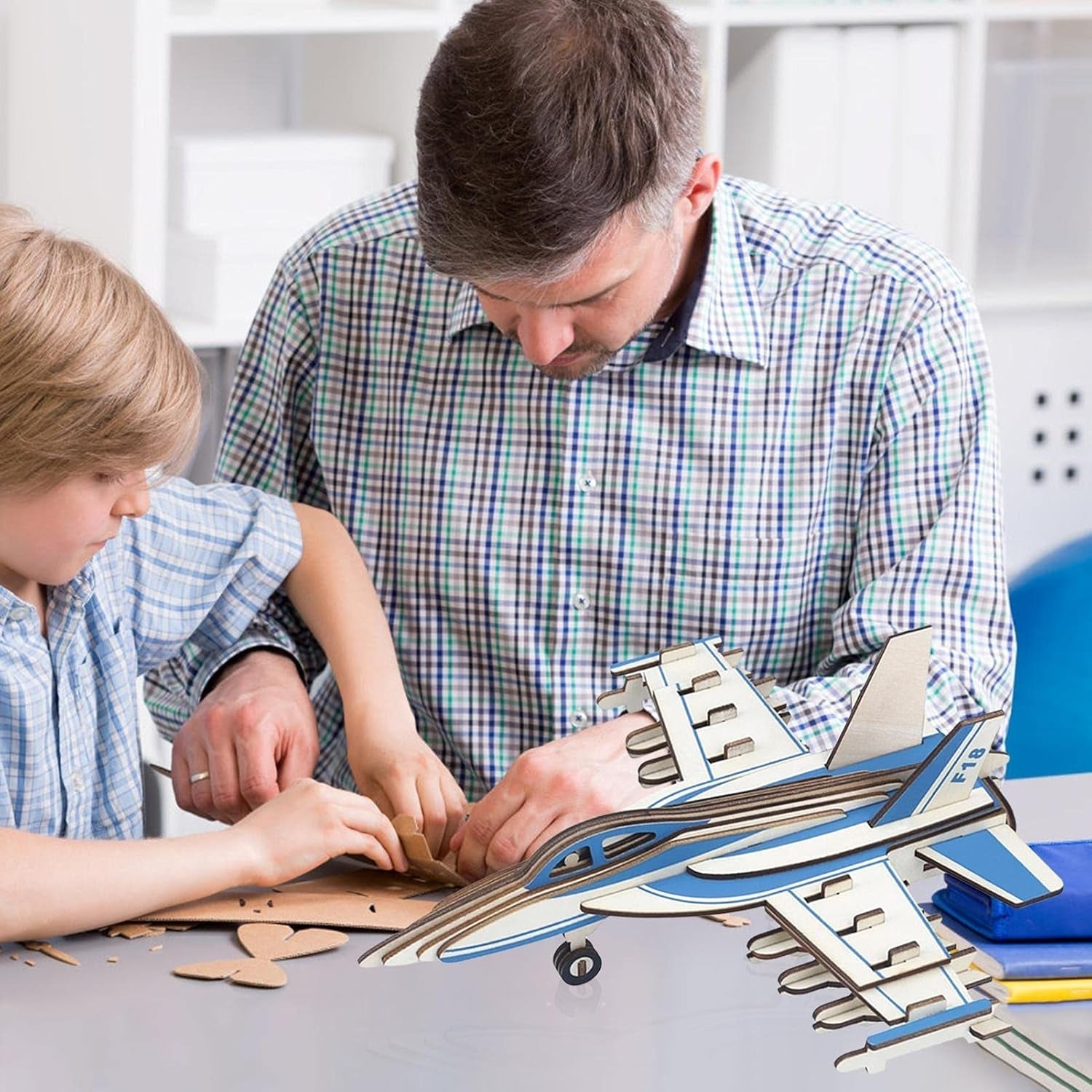 3D Wooden Aircraft Puzzle DIY Assembly Kit (Mix Design – 1 Set) Your Brand