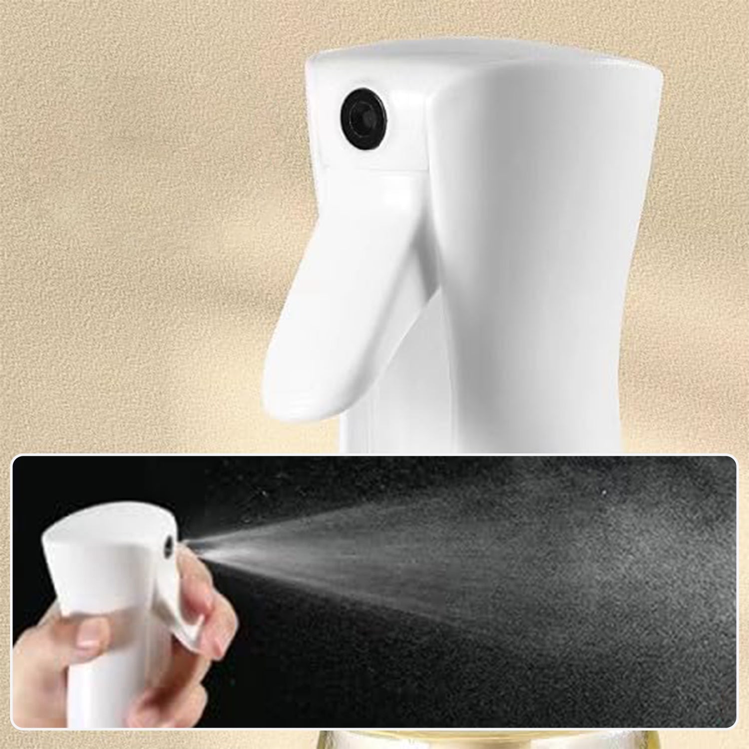 Glass Oil Spray Bottle - Versatile Kitchen Gadgets (250 ML Approx / With White Box) Your Brand