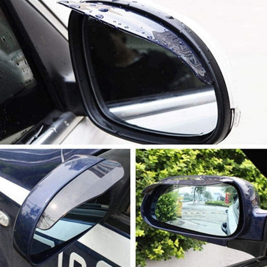 1 Pair Mirror Rain Protector Car Rearview Mirror Rain Blades Car Back Mirror Eyebrow Rain Cover Car Rearview Mirror Eyebrow Covers Flexible Protection Rainproof Decoration Accessories (2 Pcs set) Your Brand