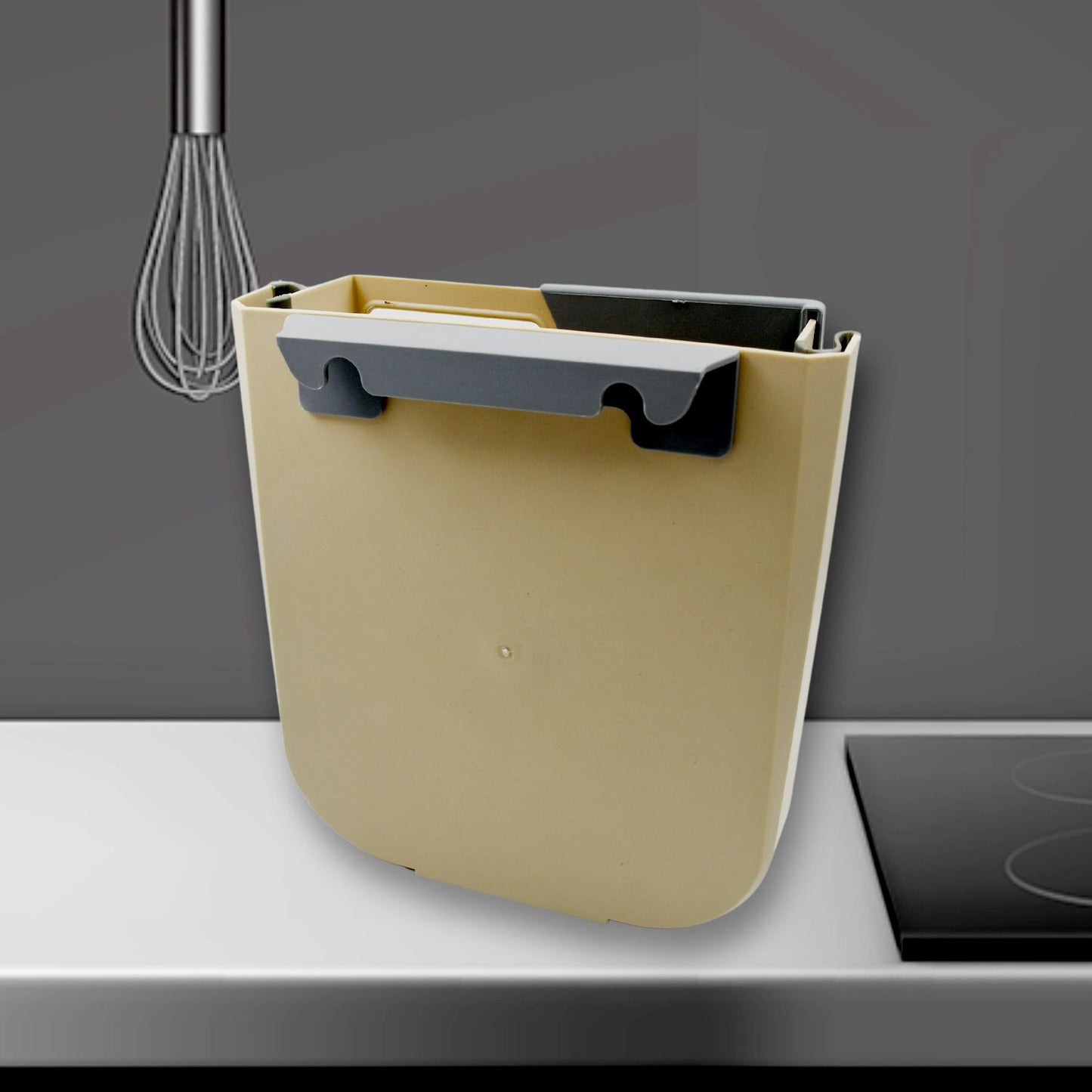 Foldable Hanging Trash Can – Space-Saving Waste Bin for Kitchen, Bathroom & Car Your Brand