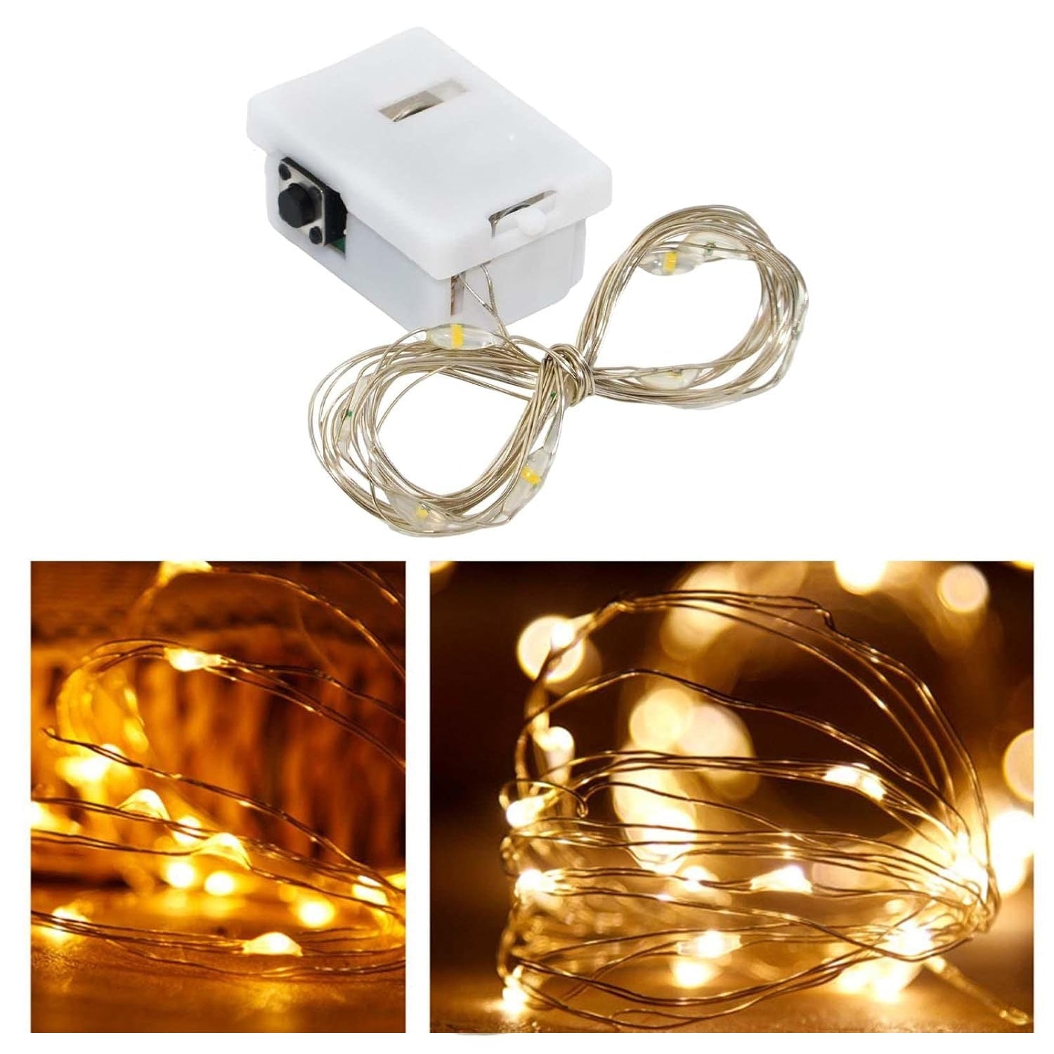 Fairy Lights Multi LED String Light, Mini Battery Operated (1 Pc) Your Brand