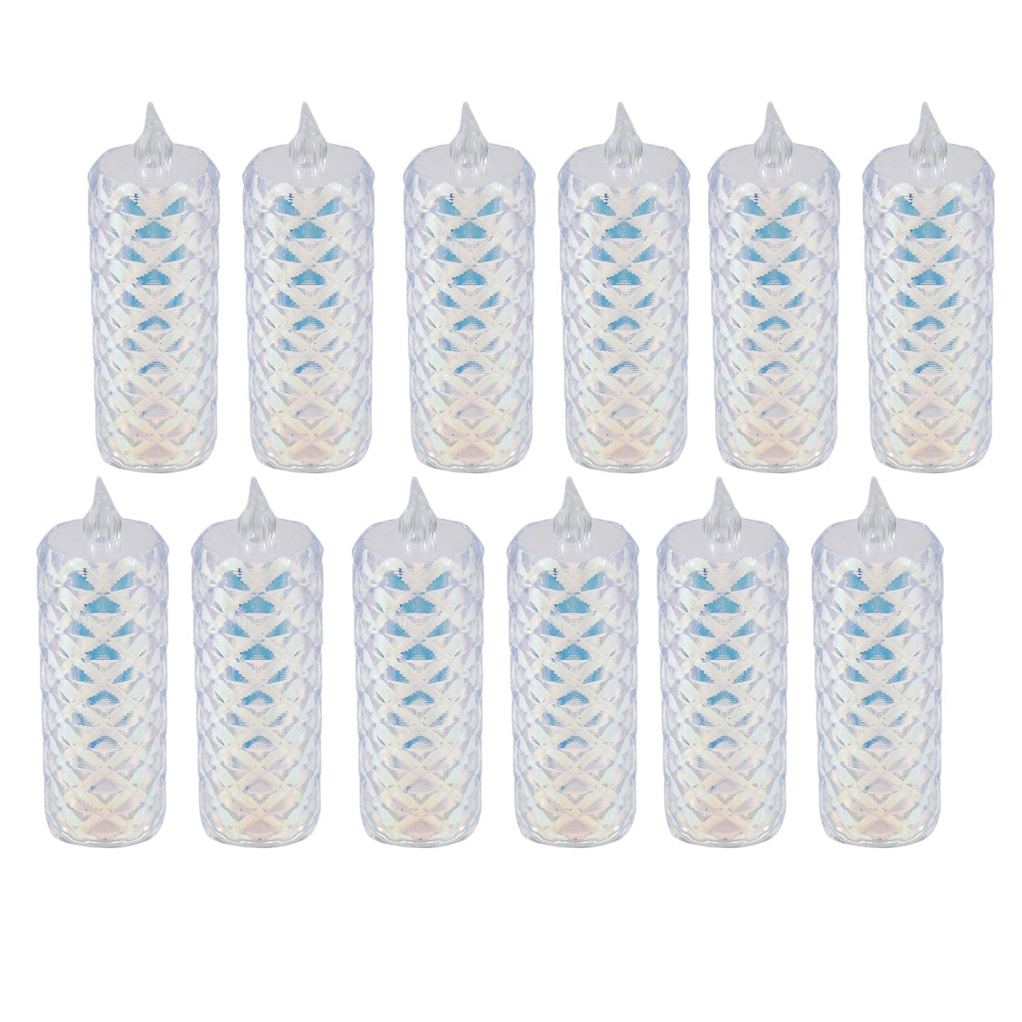 Festive Lighting for Any Occasion: 12 Pack LED Tealight Candles, Diwali Your Brand