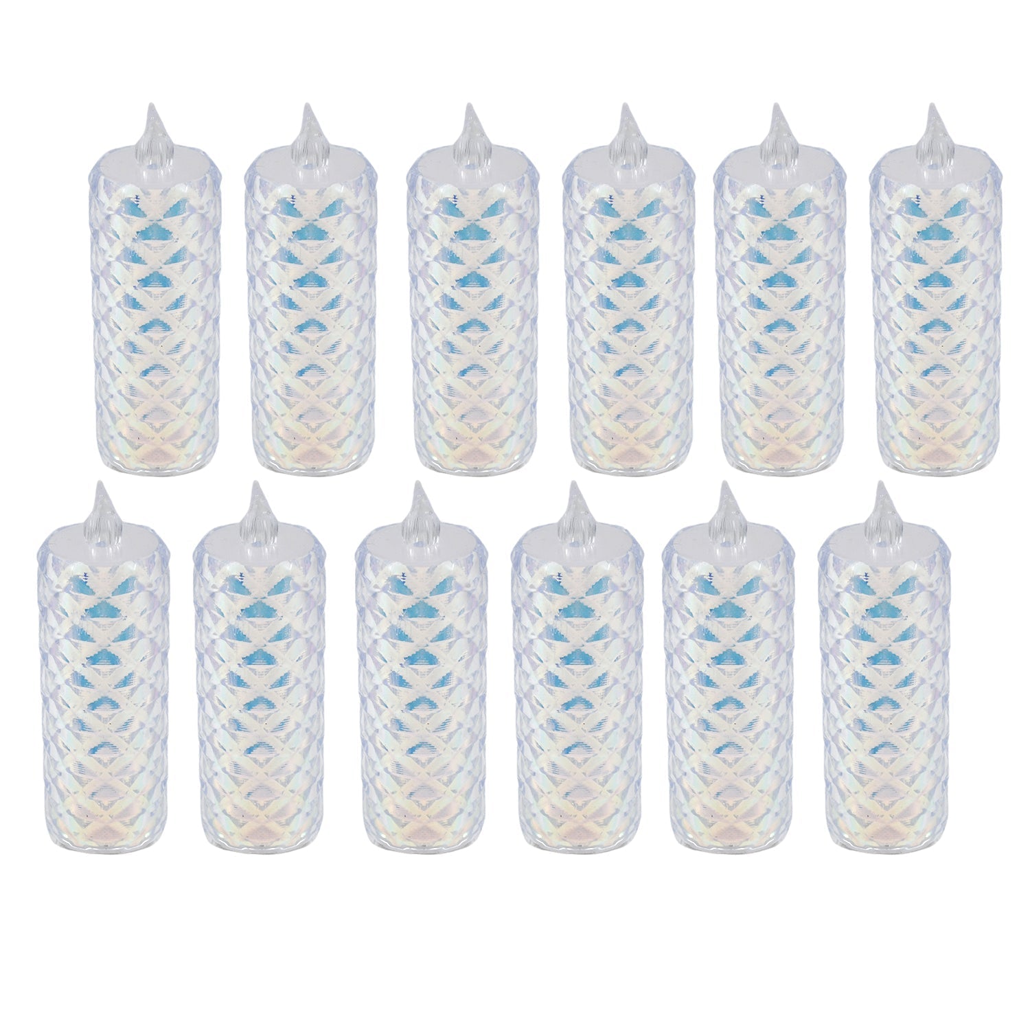 Festive Lighting for Any Occasion: 12 Pack LED Tealight Candles, Diwali Your Brand