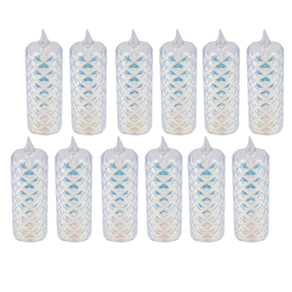 Festive Lighting for Any Occasion: 12 Pack LED Tealight Candles, Diwali Your Brand