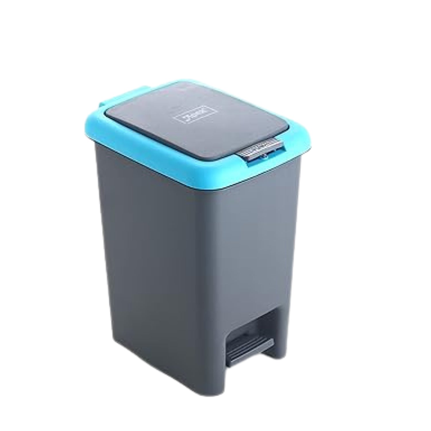 Apex Plastic Push N Pedal Dust Bin | Hands-Free Operation, Compact Design 6.5 Liters (1 Pc / Mix Color) Your Brand