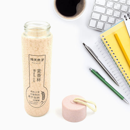 350ml Leak Proof Glass Water Bottle - Hot & Cold, BPA Free, Travel Your Brand
