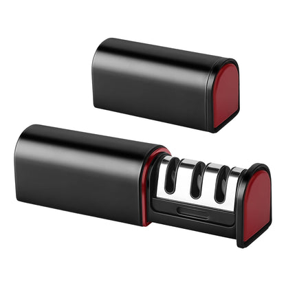 3-Stage Knife Sharpener, Knife grinder Three-sided blade for both water (1 Pc) Your Brand
