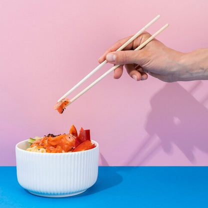 10pair Chopsticks Set Lightweight Easy to Use Chop Sticks with box for Sushi, Noodles and Other Asian Food Your Brand