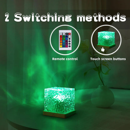 Ocean Wave Projector Lamp, 3D Water Wave LED Night Light, Water Ripple Night Lamp With Remote Your Brand