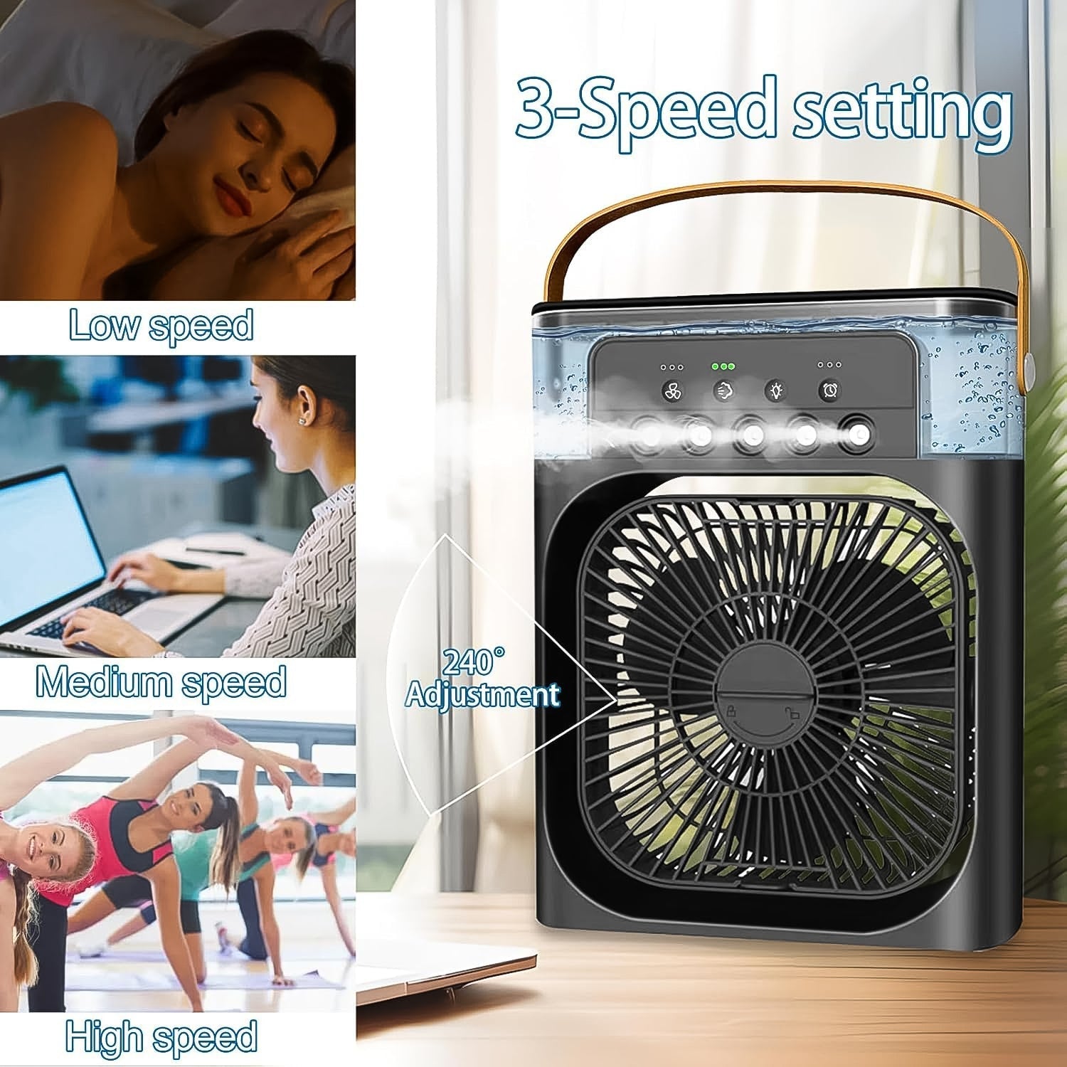 Portable USB Powered Mini Cooling Fan (1 Pc) Your Brand