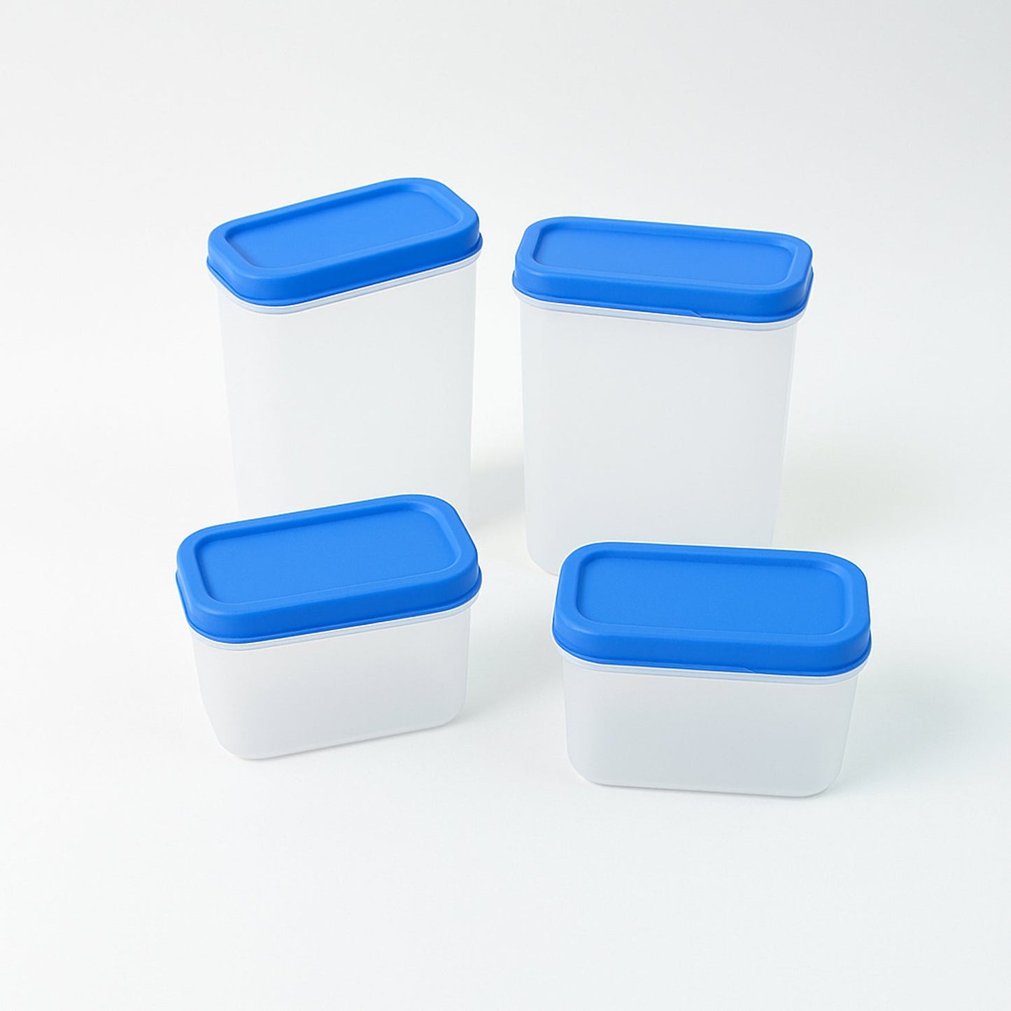 Apex Glory Plastic Storage Container Box Set (4 Pc) Your Brand