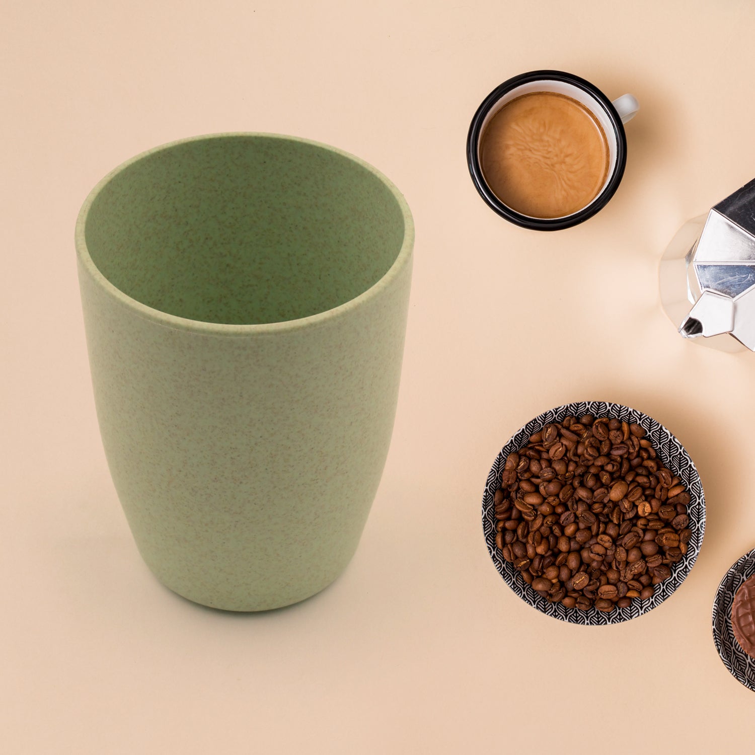 Reusable Cups/Mugs/ Glass/ Tumbler Set Eco Friendly Cups for Drinking Tea Coffee, Dishwasher Safe, Non-slip Bathroom Cup Tooth Cups For Home Office (1 Pc) Your Brand