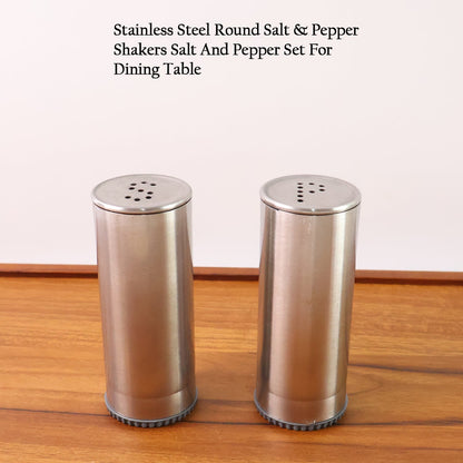 Supermom Stainless Steel Salt and Pepper Shaker Set (2 Pc) Your Brand