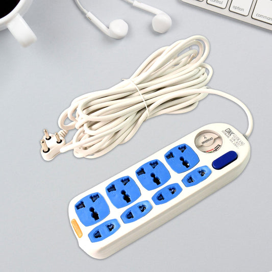 8 socket Heavy Duty Power Extension Board (10 mtr. / 1 Pc) Your Brand