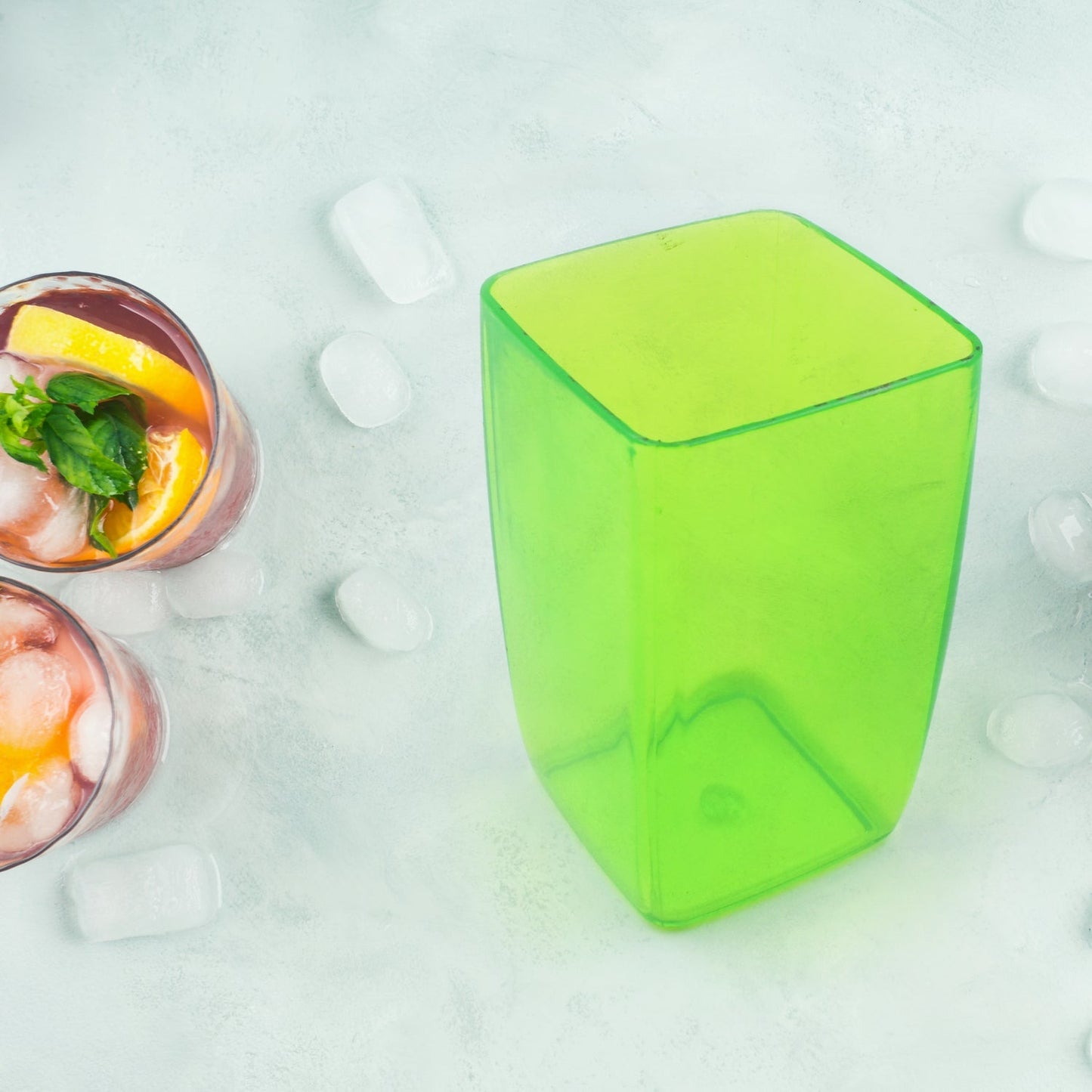 Multi-Purpose Unbreakable Plastic Mini Juice / Water Glass  Bathroom Tumbler Cup Unbreakable Dental Rinsing Cup (1 Pc) Your Brand
